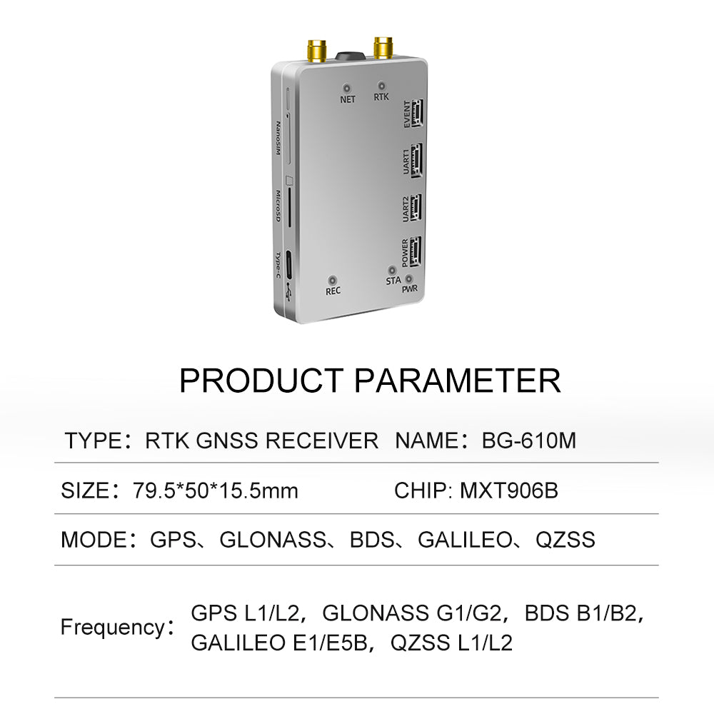 Beitian GNSS receiver UM982/980 ZED-F9P 4G communication Beidou GPS high precision RTK module Beitian GNSS receiver UM982/980 ZED-F9P 4G communication Beidou GPS high precision RTK module